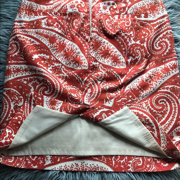 SALEš„ J. Crew Paisley Patterned Skirt - Picture 3 of 4